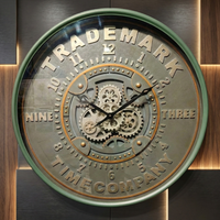 Metal Gear Wall Clocks