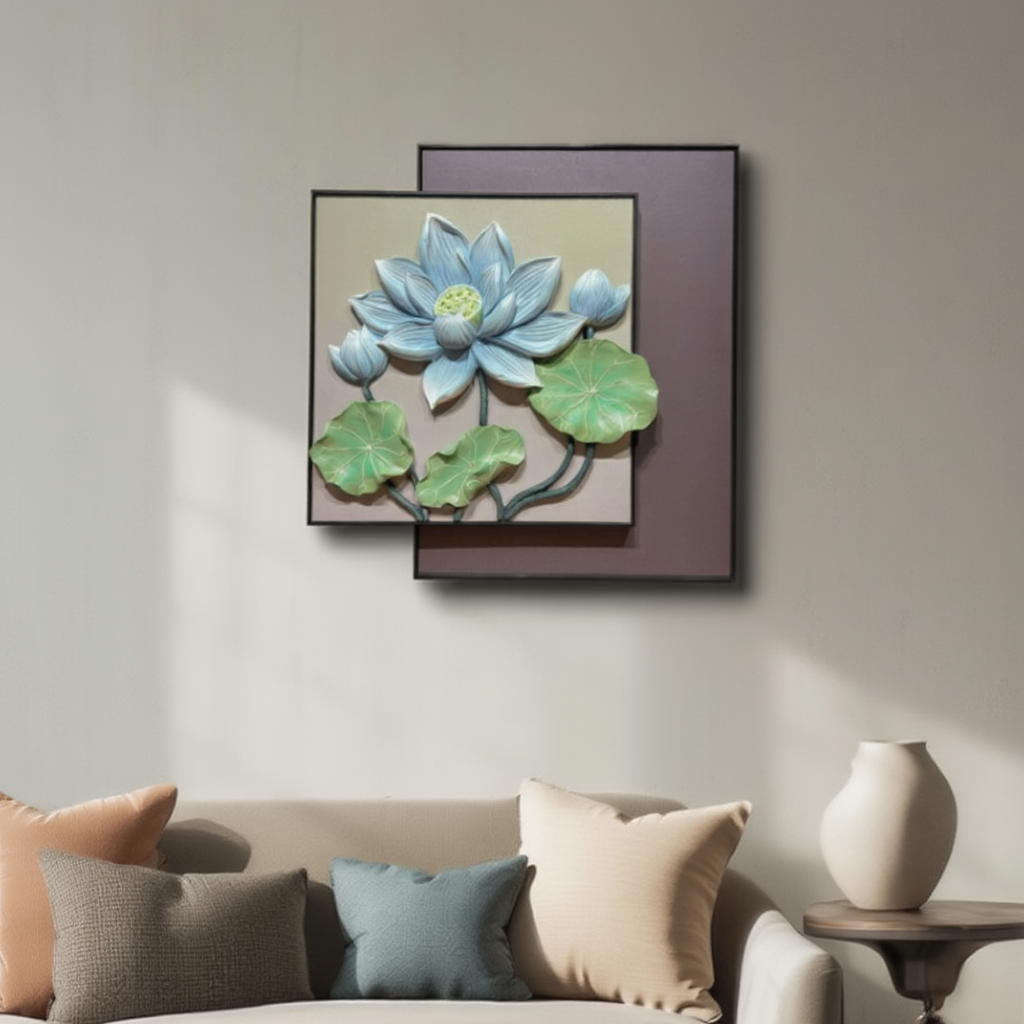 3D Imported Wall painting with metal framing