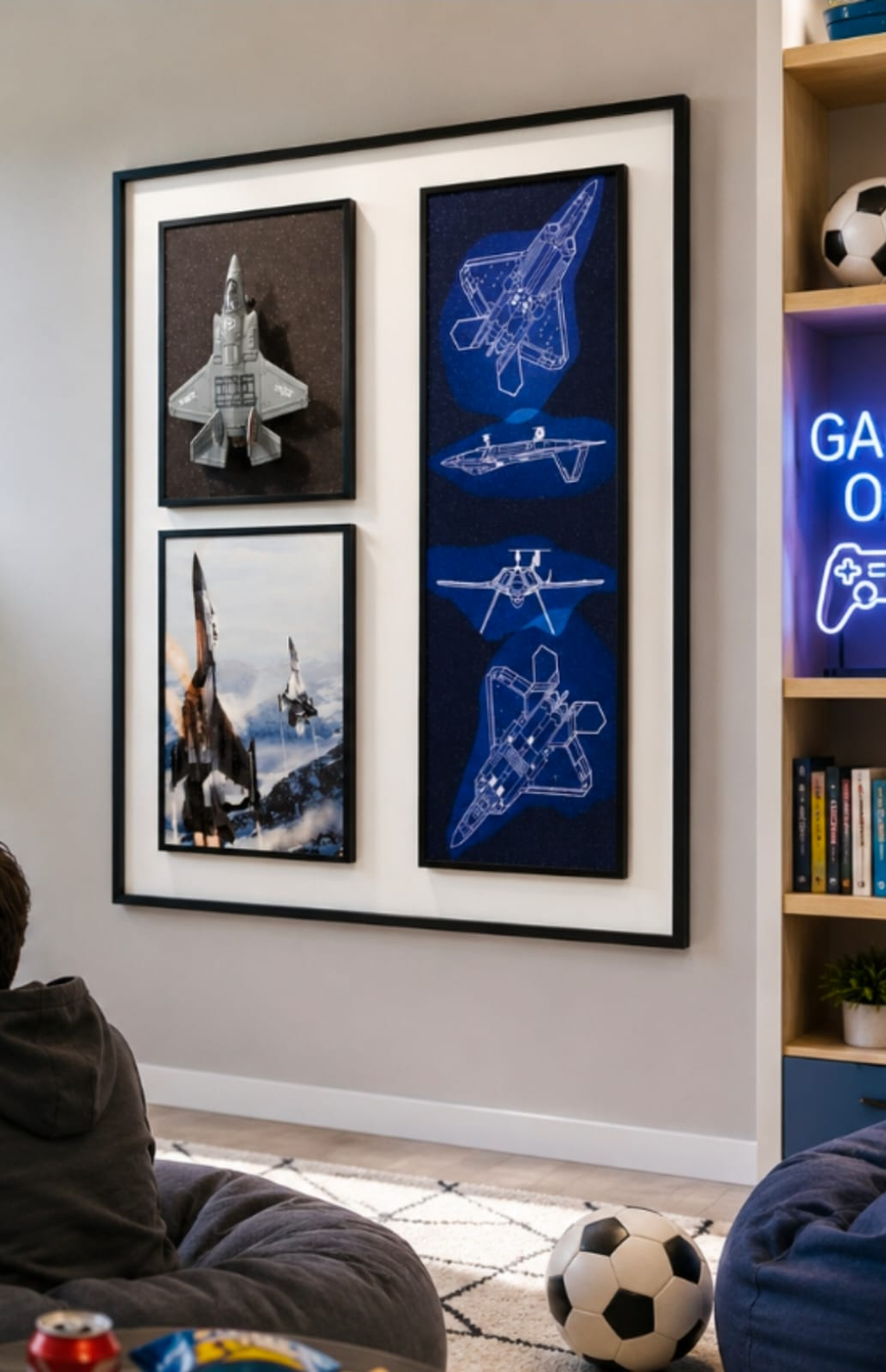 MI - Aeroplane Wall Art Collection