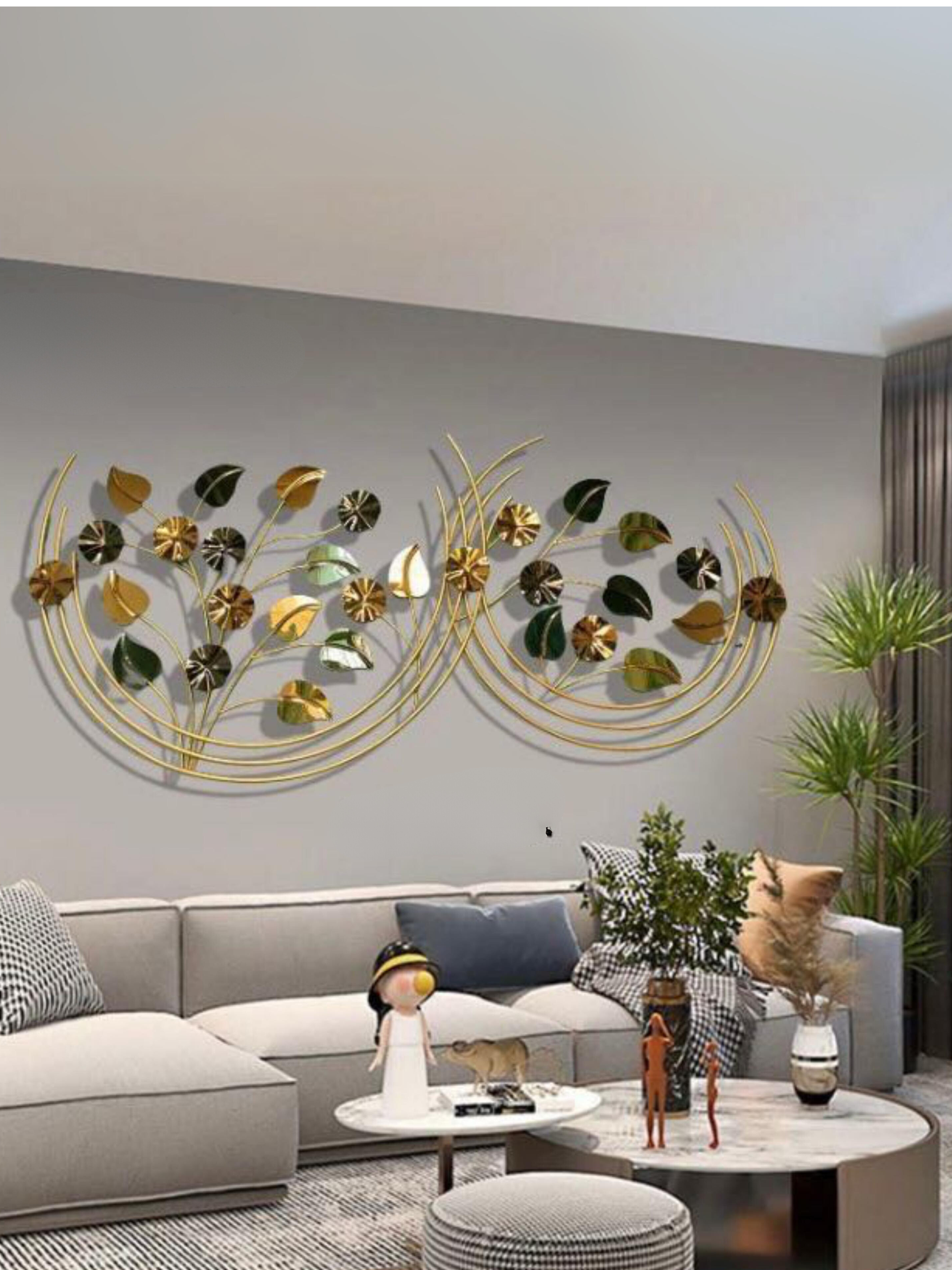 Metal Wall Art Half Moon Wall Decor