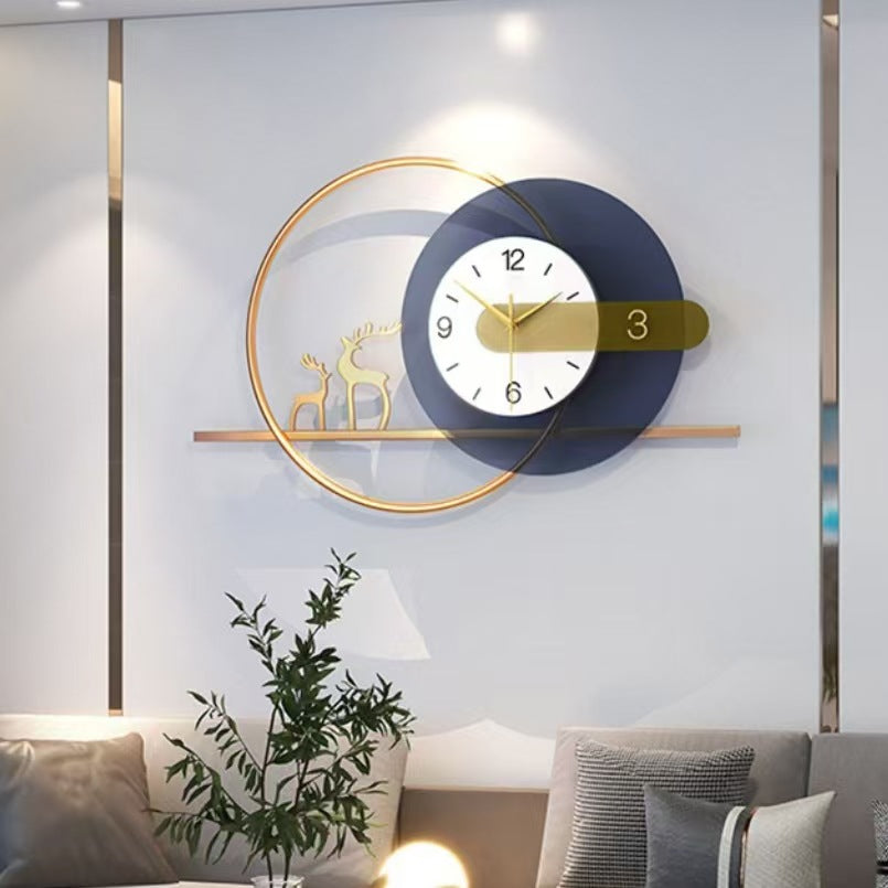Metal wall clock