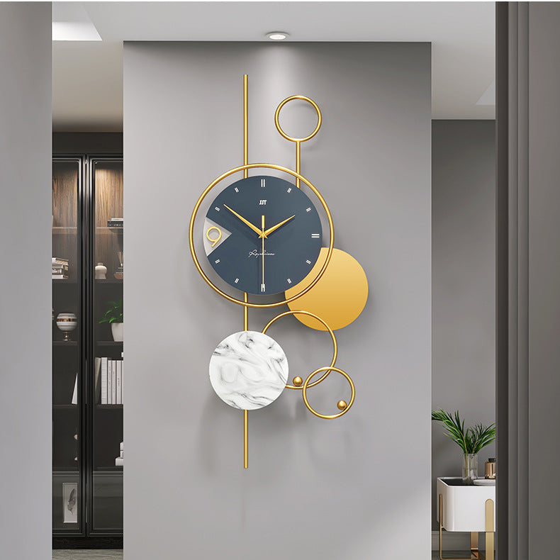 Metal wall clock