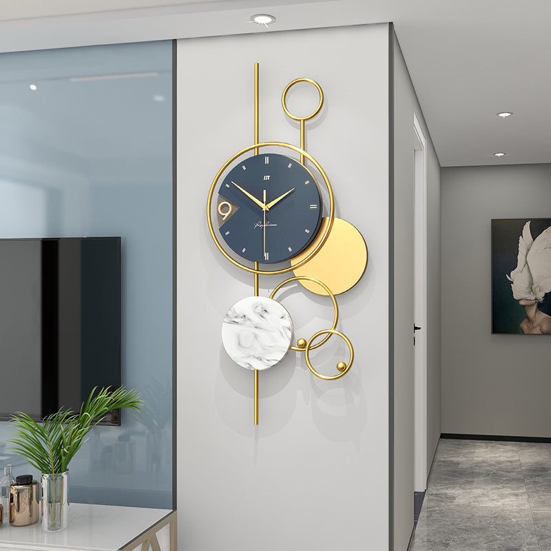 Metal wall clock