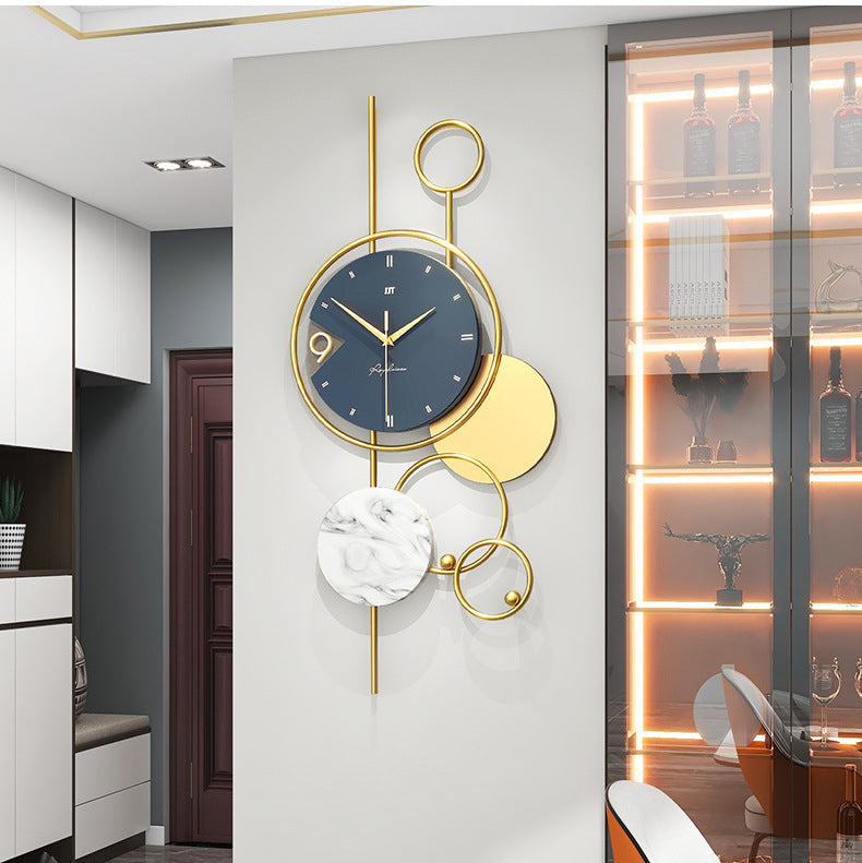 Metal wall clock