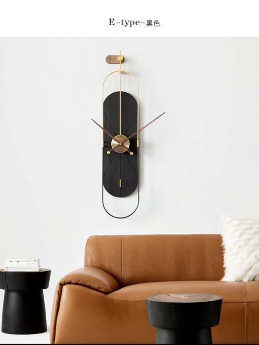 PVD wall clock Art Design Large Modern Unique Wall Clocks for Home Decors