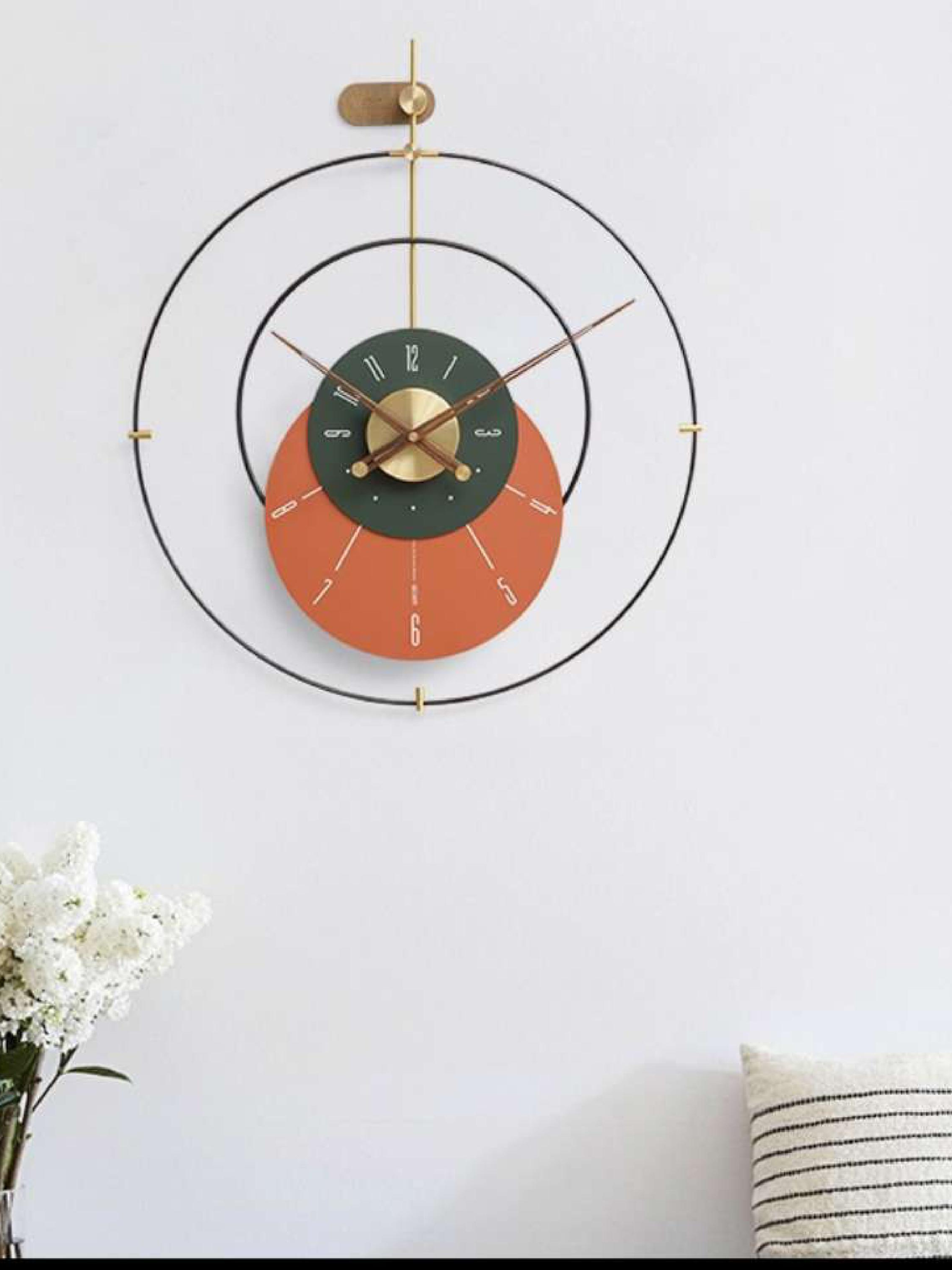 PVD wall clock Burst of Sunshine - Luxe Wall Clock