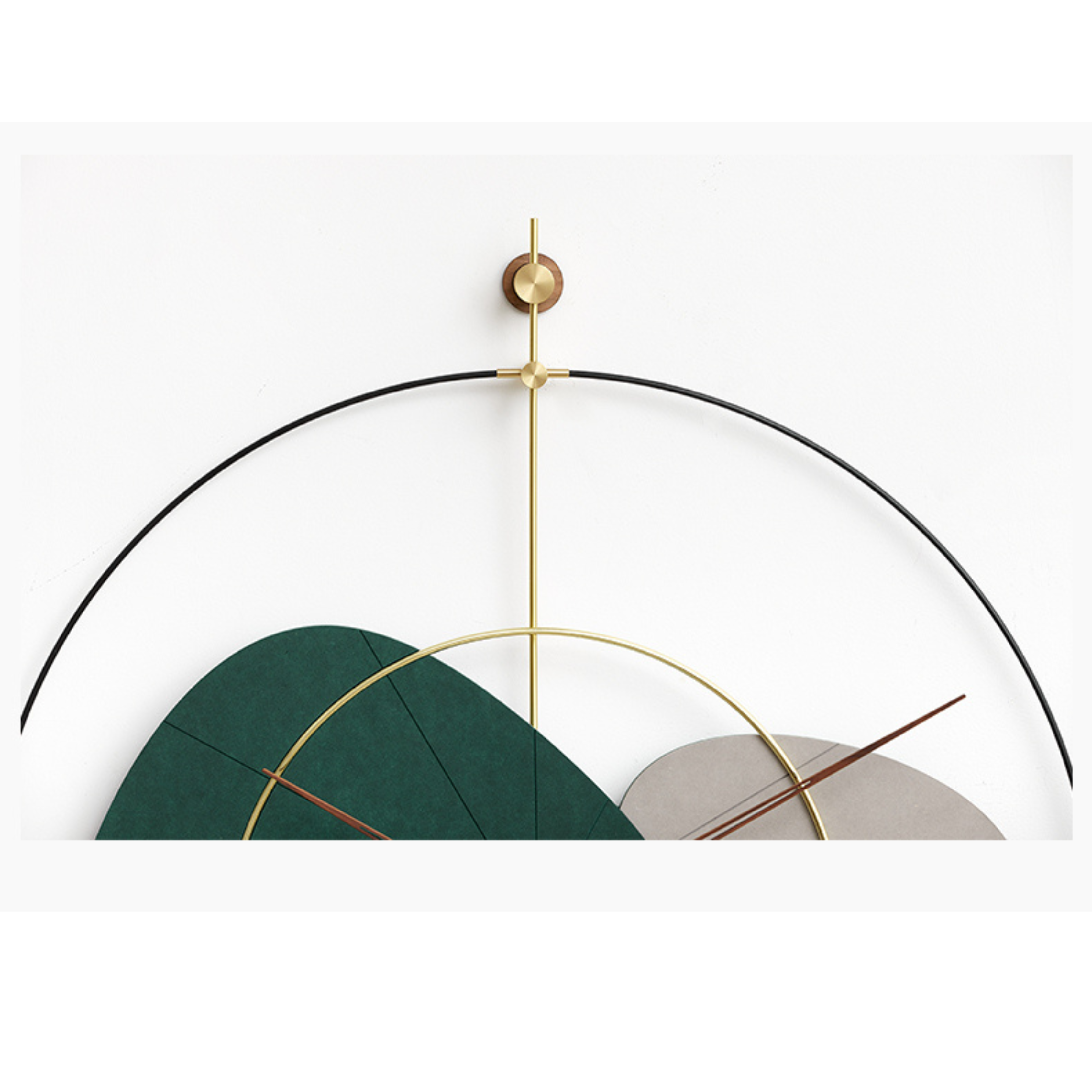 PVD wall clock An Allegory of Calm Luxe Wall Clock Style 2