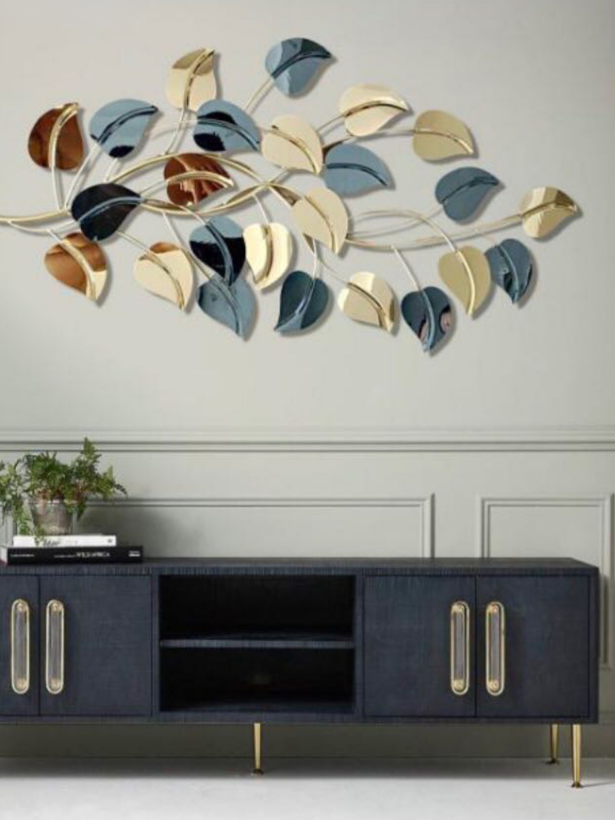 Rhythmic Bloom Metal Wall Art