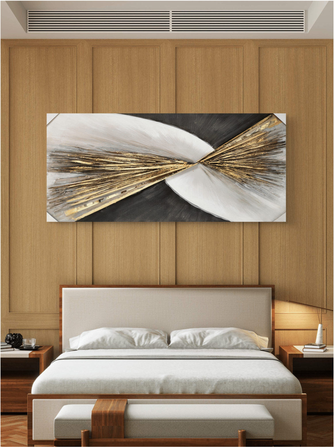 Canvas Paintings Metallic Intersection Modern Paintings