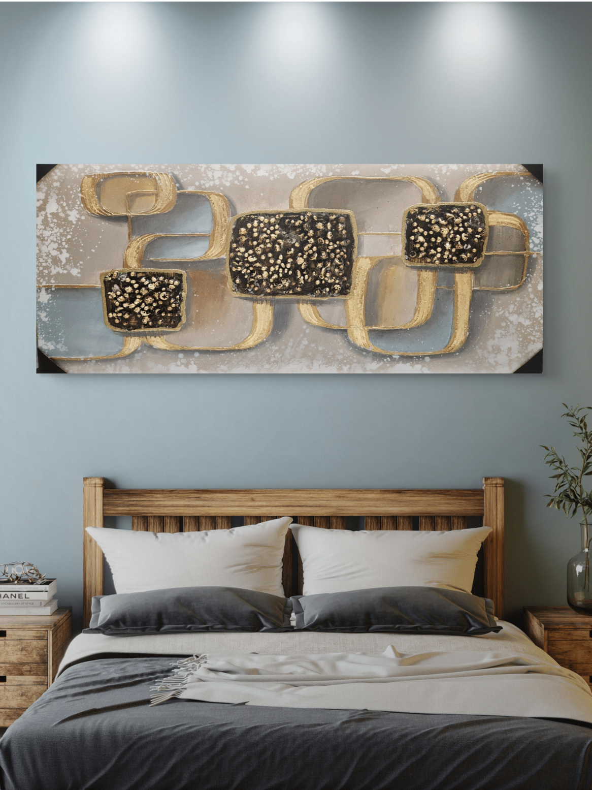 Canvas Paintings Abstract Geo Luxe Canvas Arts
