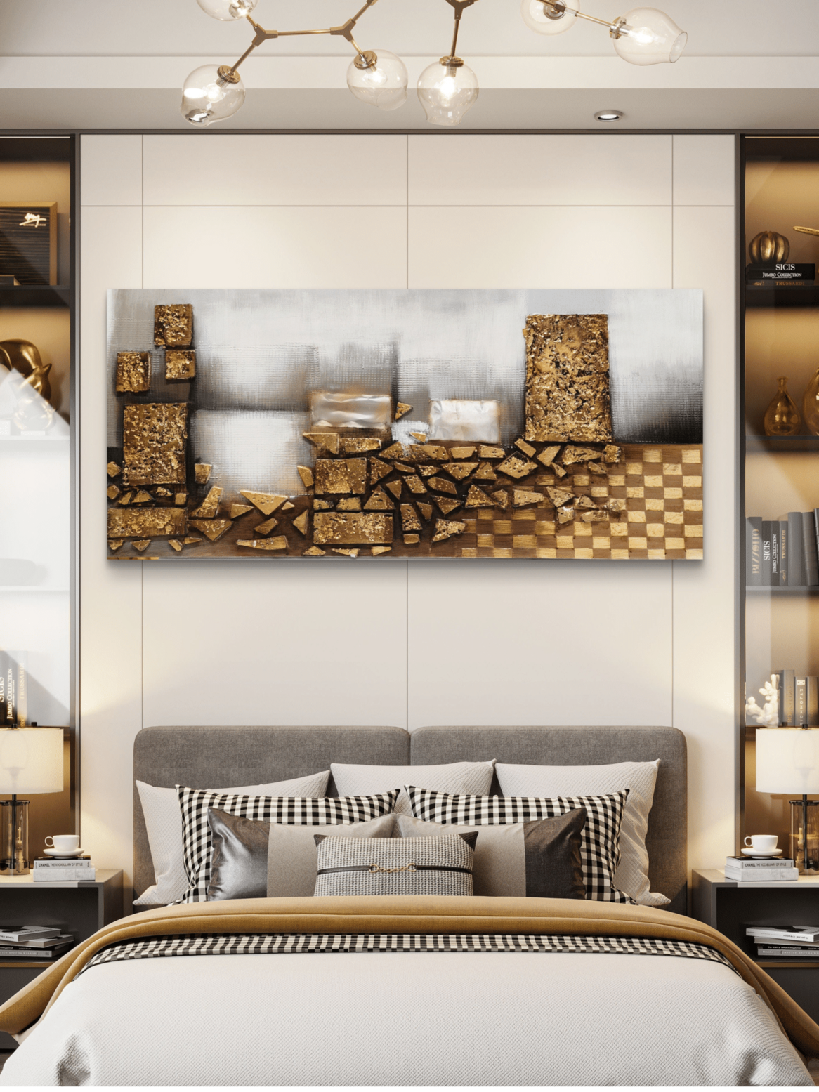 Canvas Paintings Urban Fragment Contemporary Abstract Wall Arts