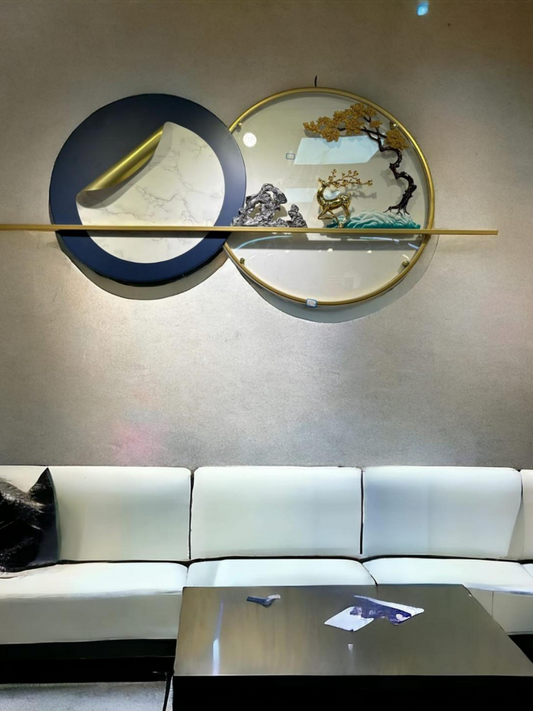 LED Metal Art Stainless steel PVD Coated Wall Decor