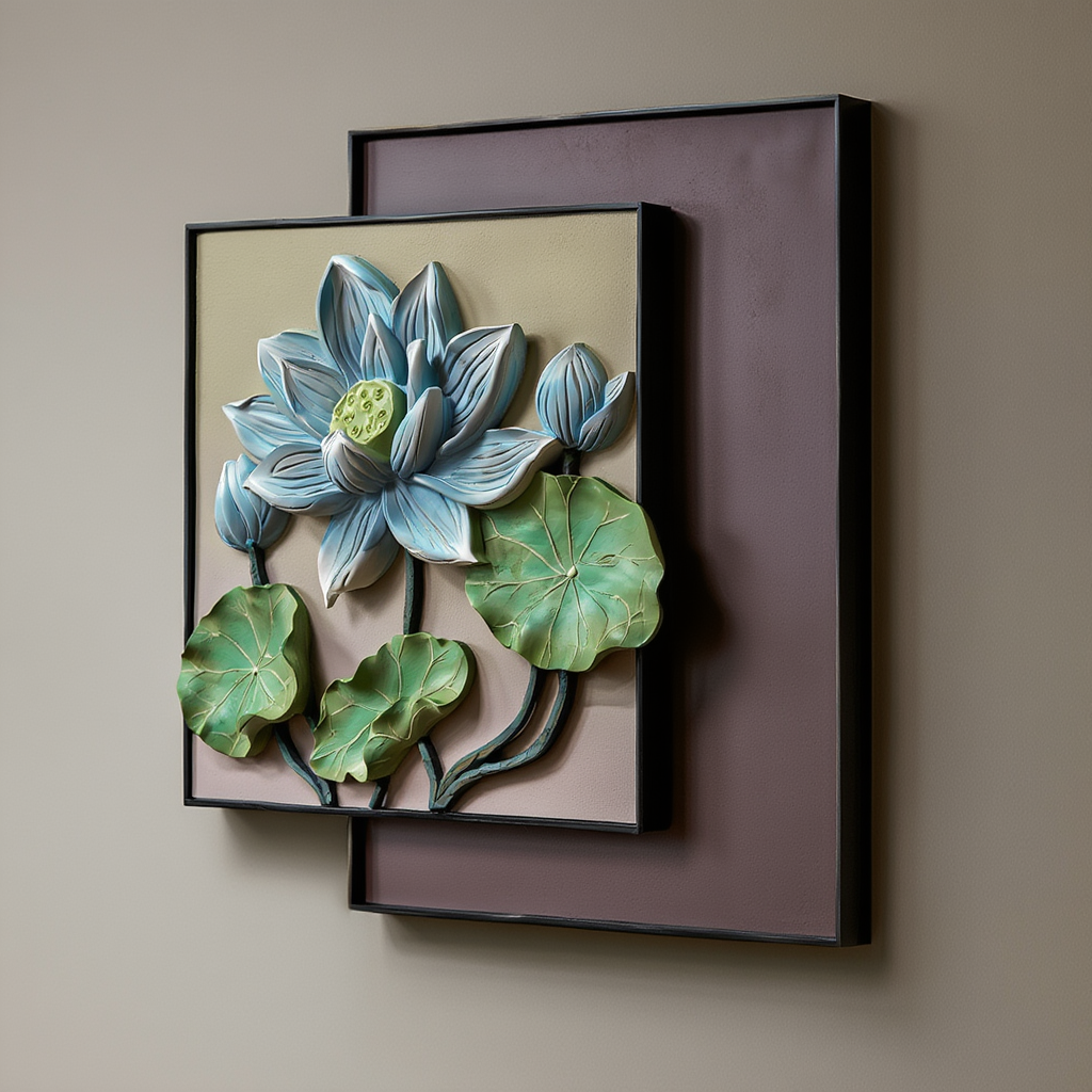 3D Imported Wall painting with metal framing