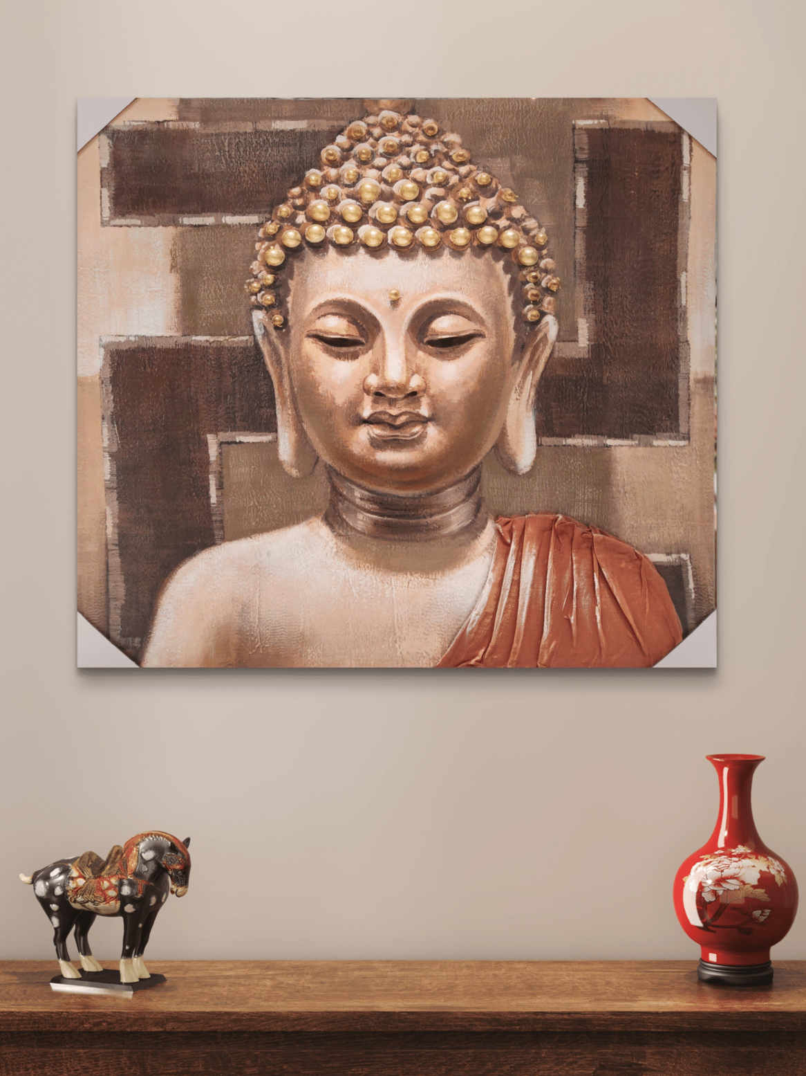 Canvas Paintings Serene Buddha Canvas Art Peaceful Meditations