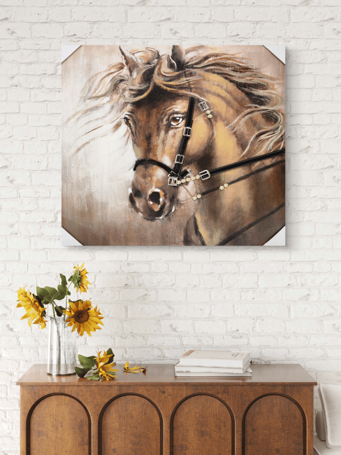 Canvas Paintings Majestic Steed Equestrian Portrait Canvas Arts