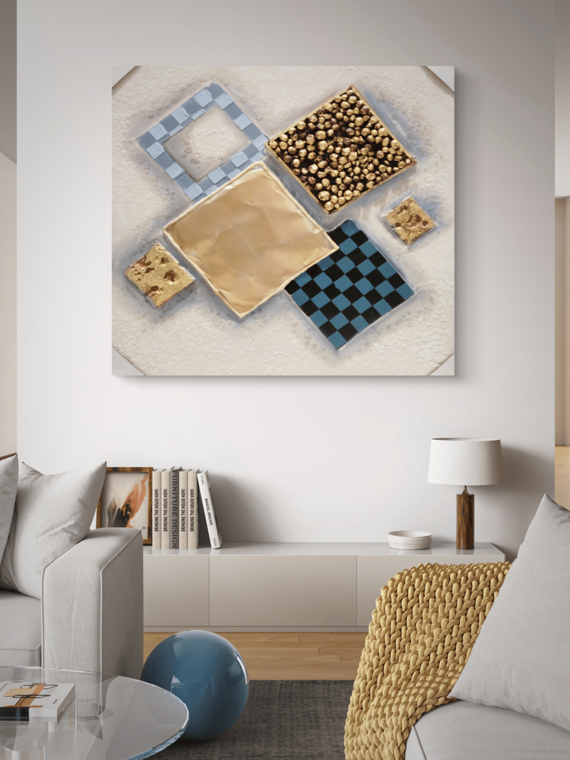 Canvas Paintings Geometric Textures Abstract Squares Canvas Art