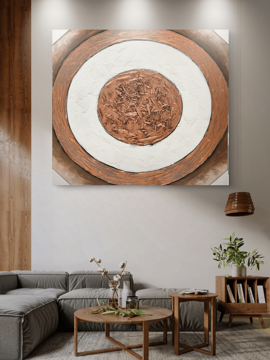 Canvas Paintings Textured Earth Echoes Canvas Arts