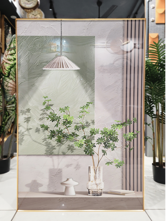 Crystal Paintings Tranquil Lumina Botanical Still Life Crystal Arts