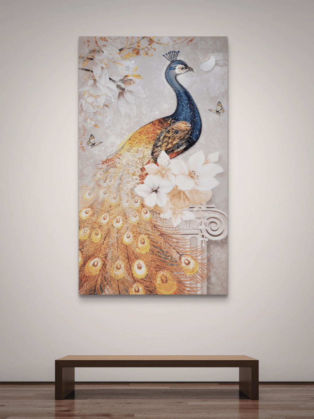 Crystal Paintings Regal Radiance Jeweled Peacock Majesty