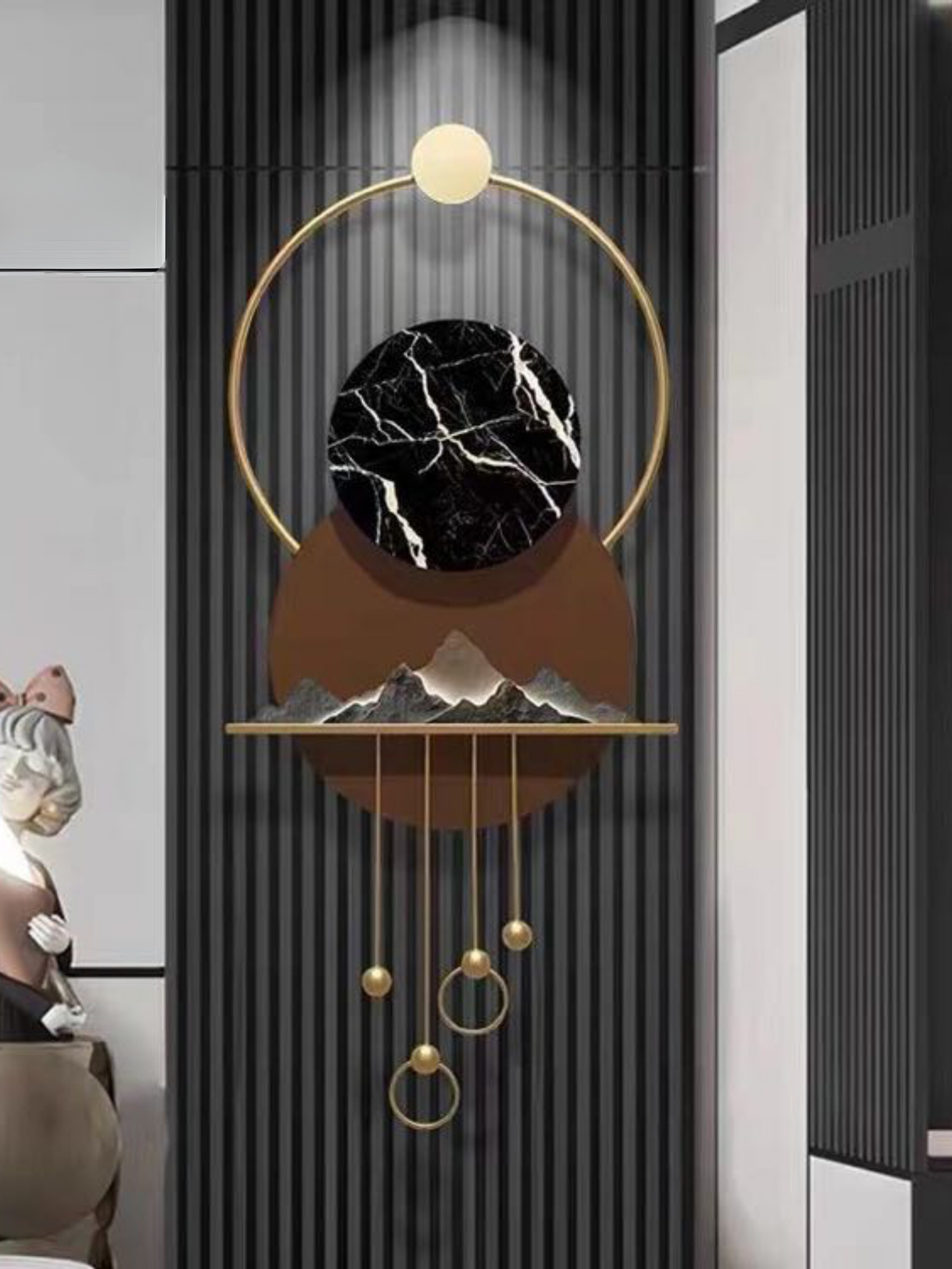 Metal Wall Art Moonlit Ascent Abstract Wall Art