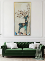 LED Crystal Paintings LUXURY WALL PAINTING Crystal & Glass Work LED Light