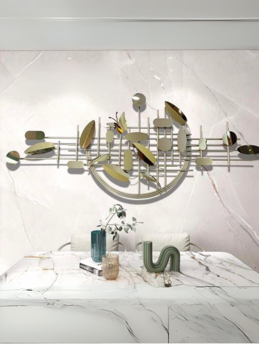 Metal Wall Art Modern Wall Sculpture Decorative Wall Hanging Art