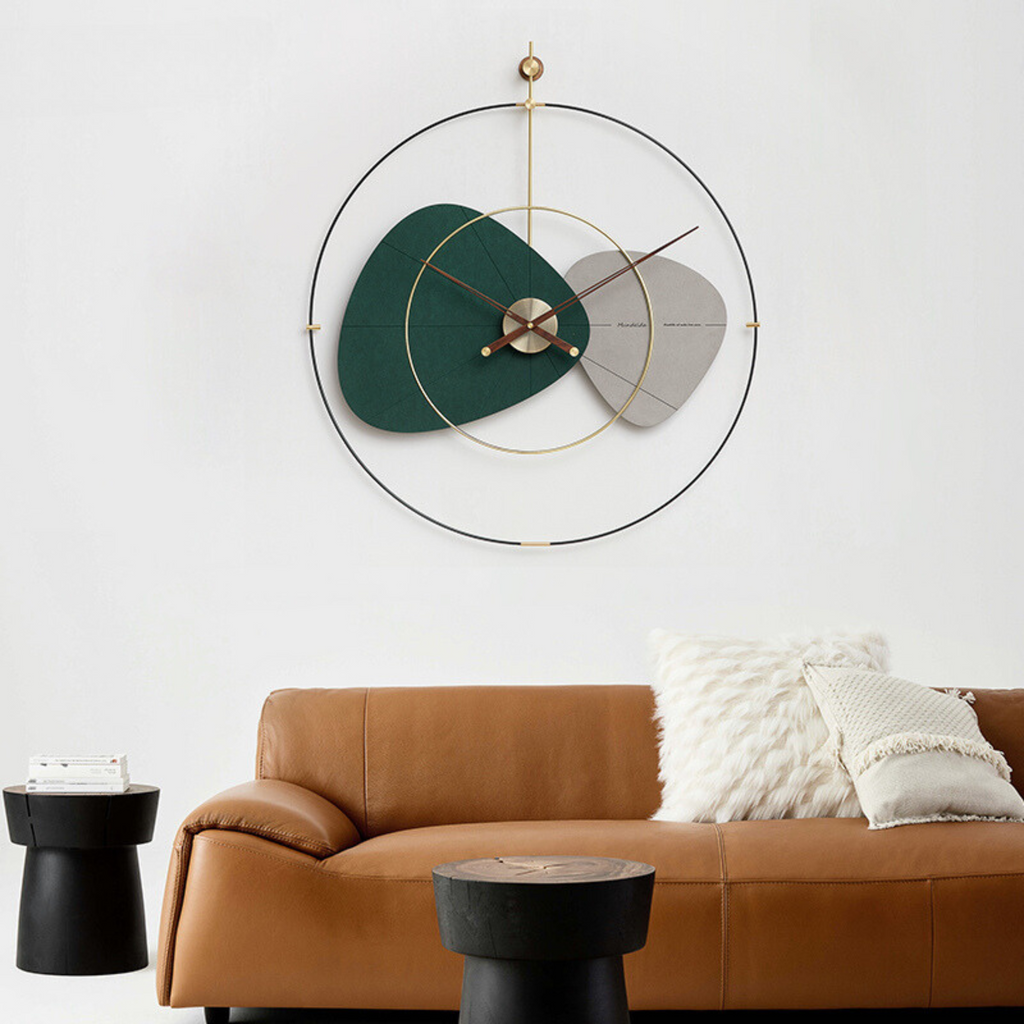PVD wall clock An Allegory of Calm Luxe Wall Clock Style 2