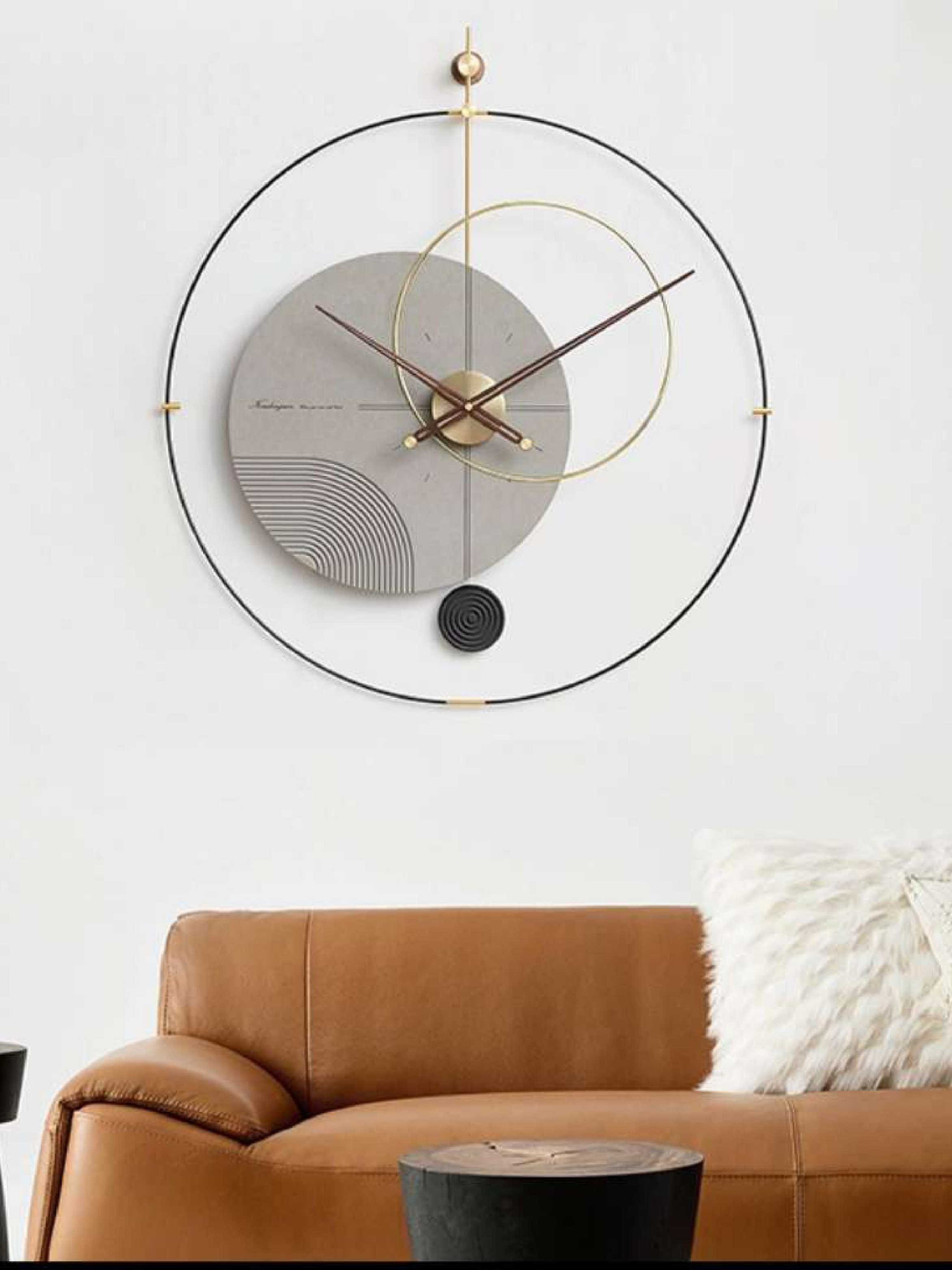 PVD wall clock The Cosmic Creation - Luxe Wall Clock