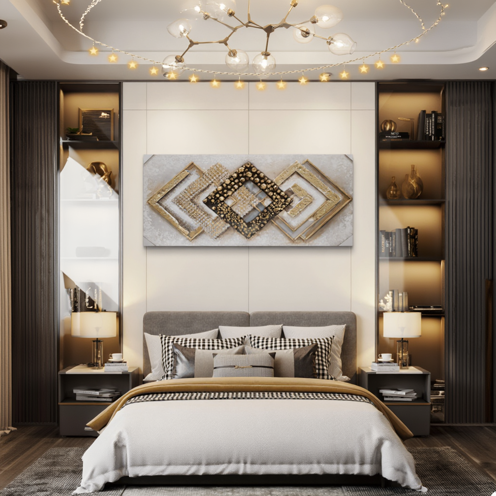 Canvas Paintings Abstract Diamond Canvas Arts