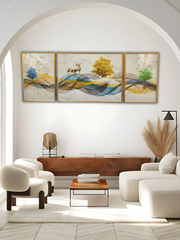Modern Crystal Painting Set of 3