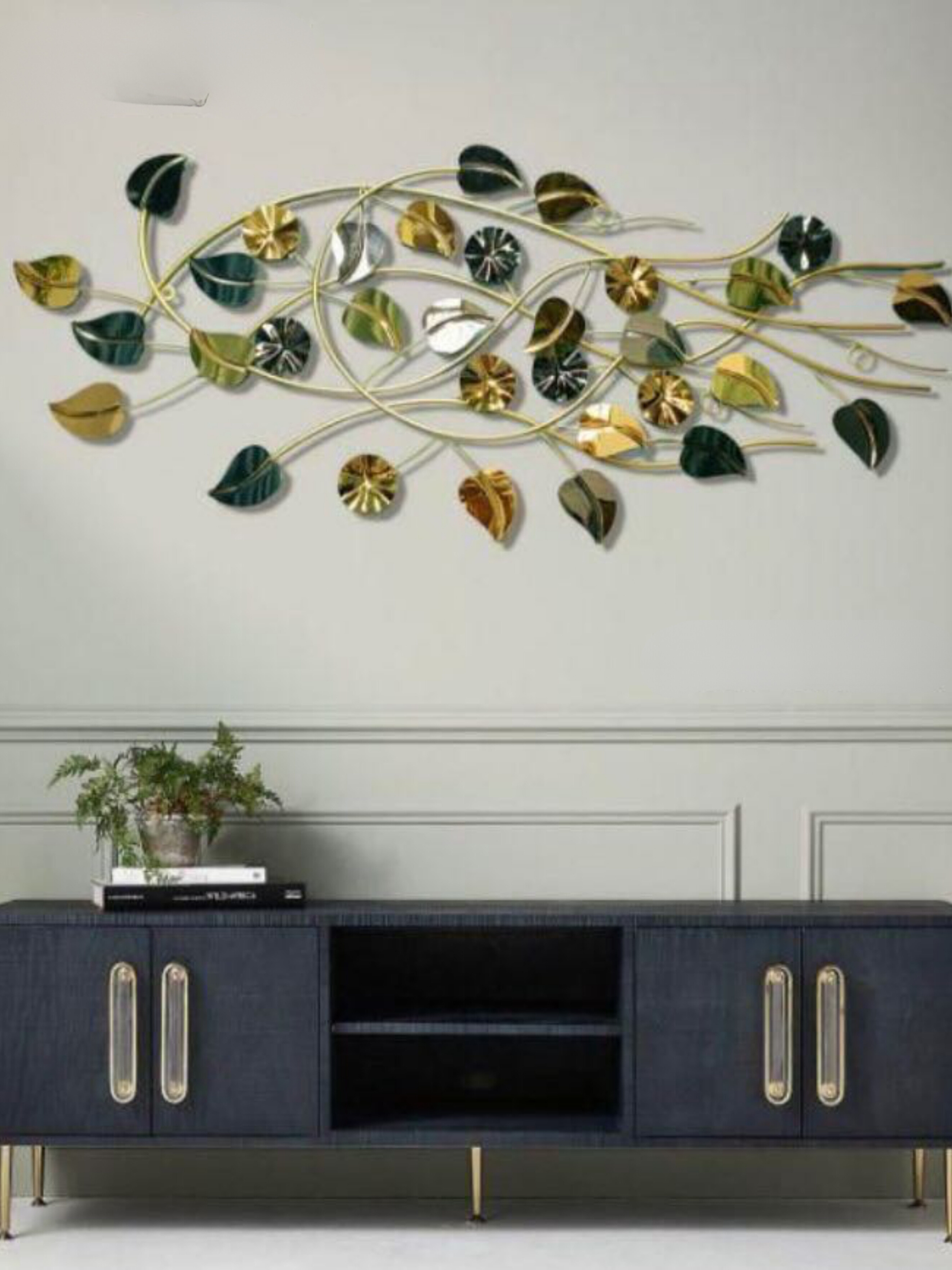 Metal Wall Art Abstract Figures Handcrafted Wall Sculpture