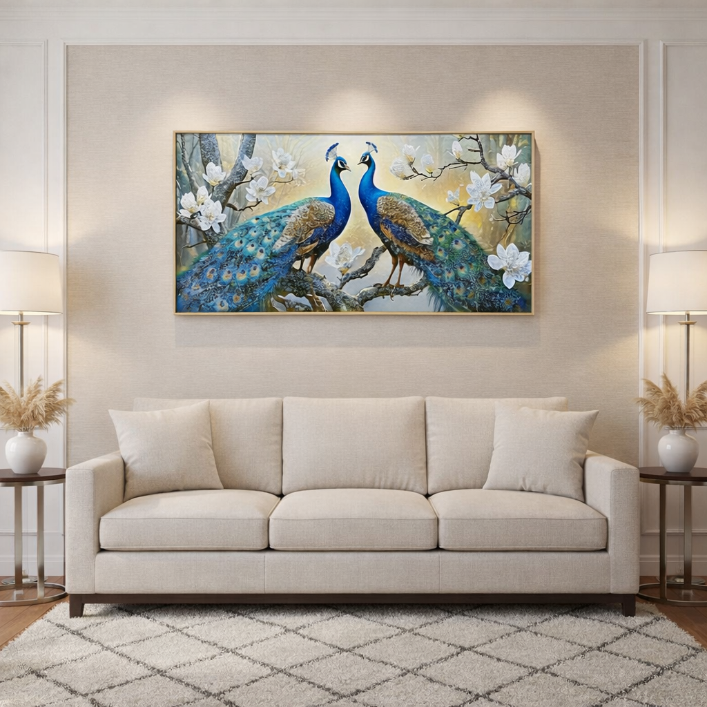 Royal Crystal Peacock – Metal Frame Edition