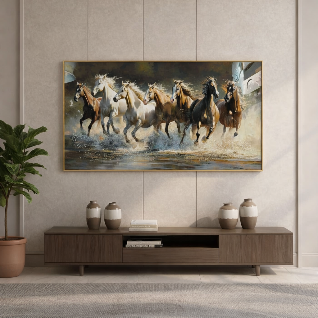 Velocity Seven Horses – Crystal Metal Frame