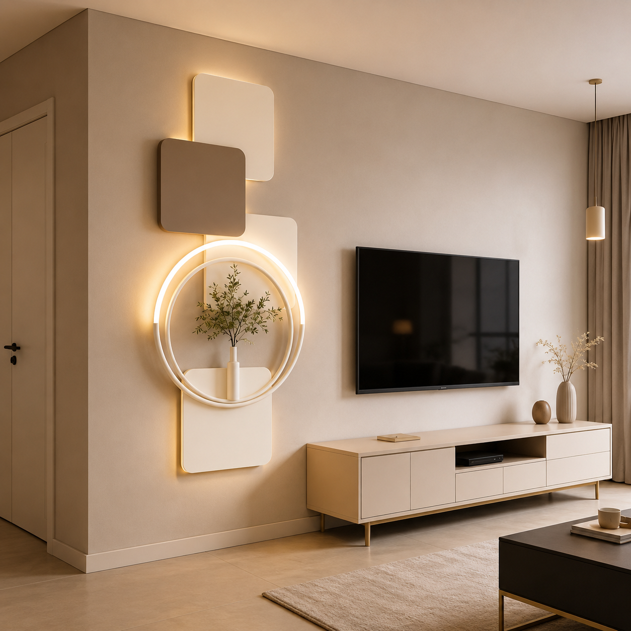 LED Metal Art Wall Decor