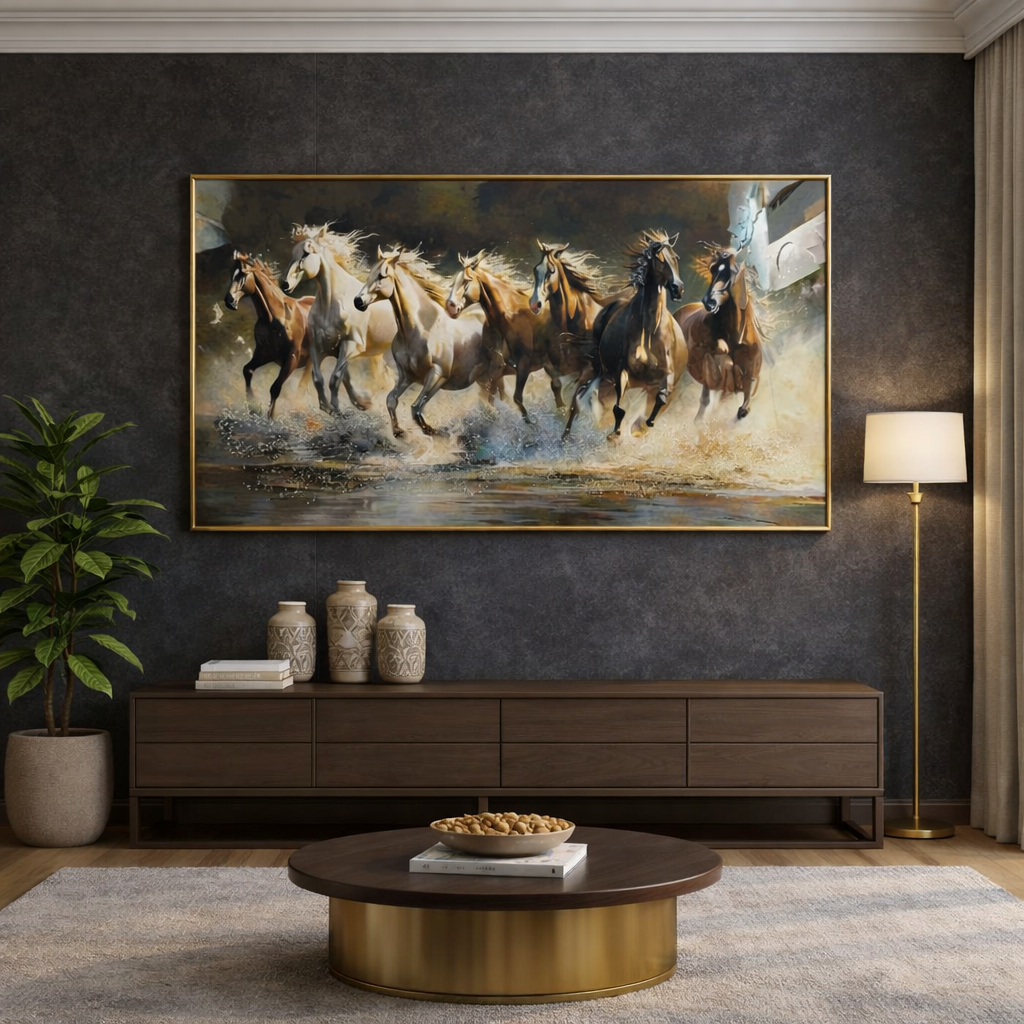 Velocity Seven Horses – Crystal Metal Frame