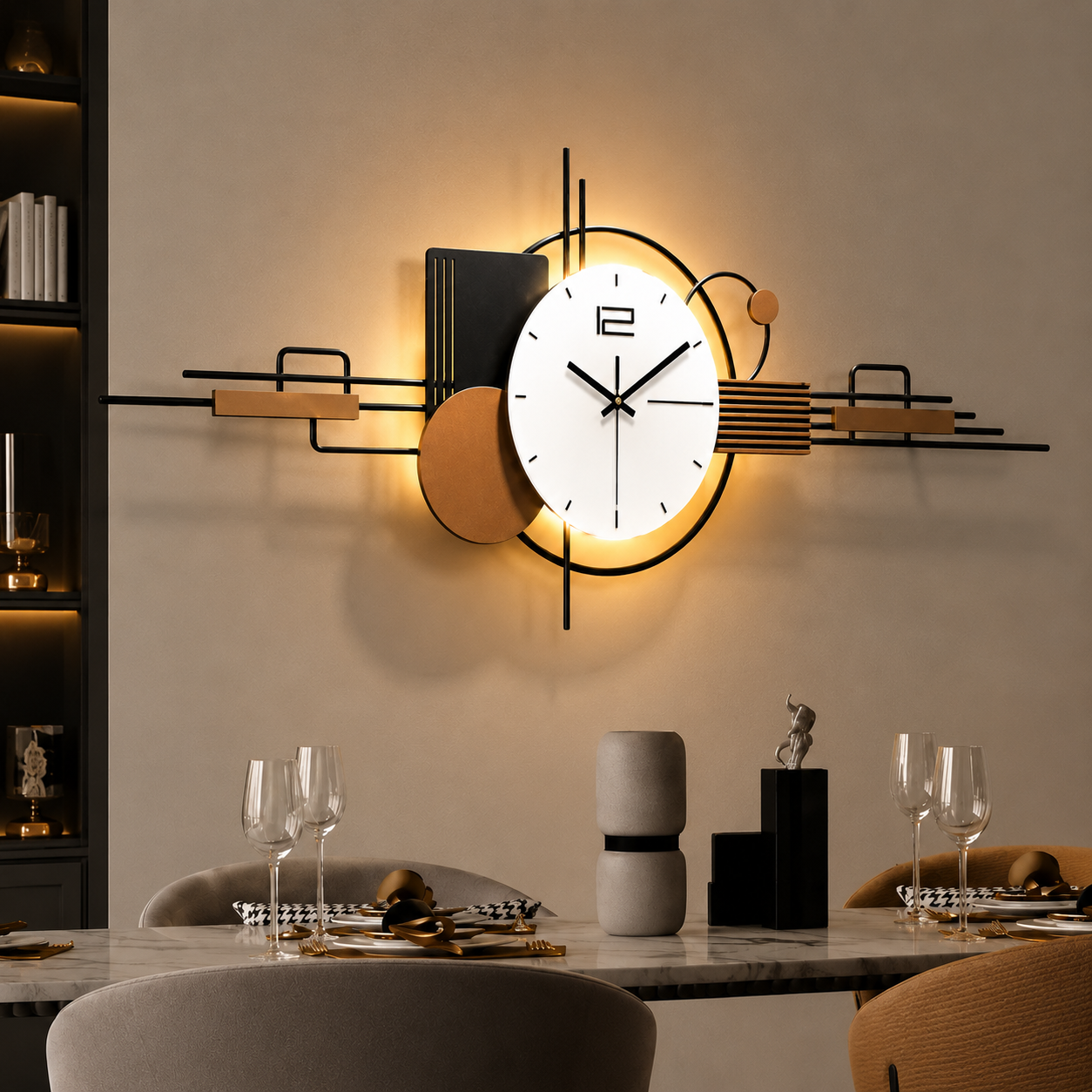 Luxury Modern LED Designer Wall Clock