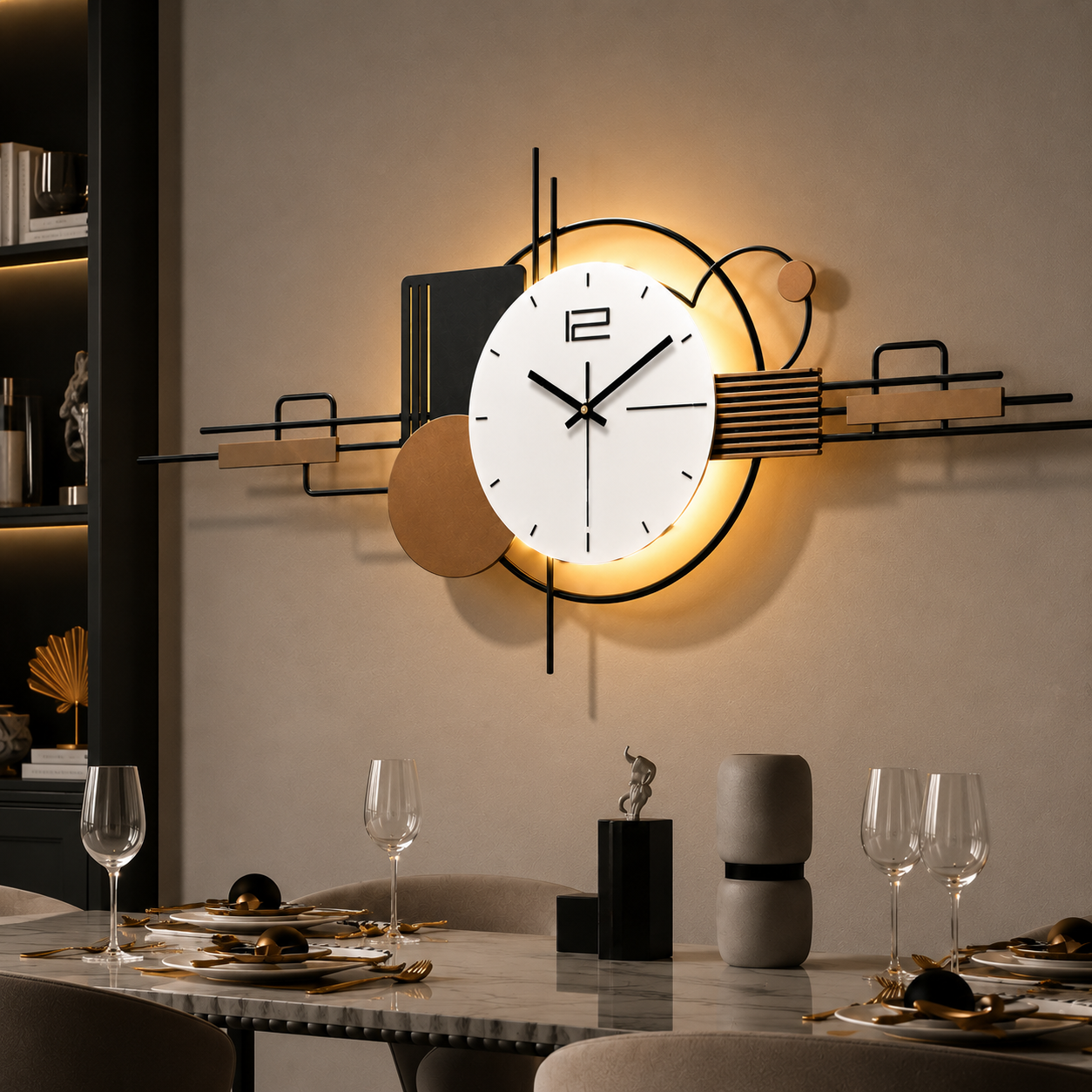 Luxury Modern LED Designer Wall Clock