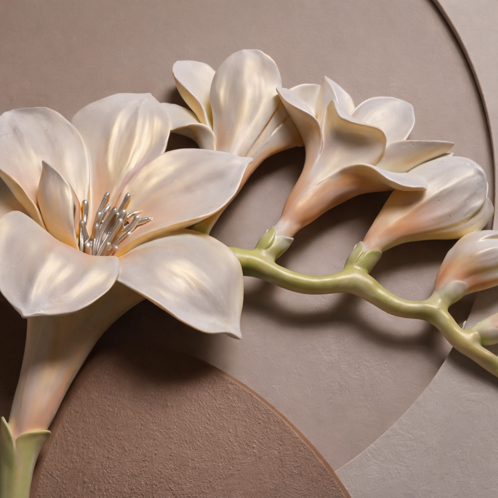 Luxury Orchid LED Wall Art Panel