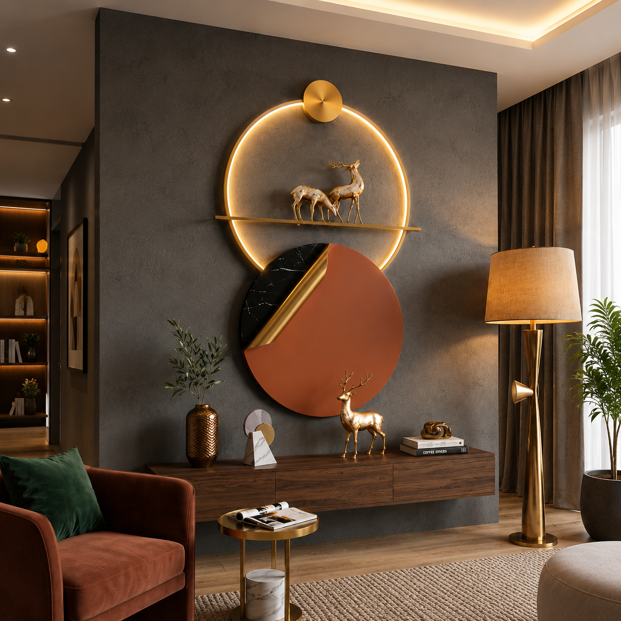 LED Metal Art Wall Decor