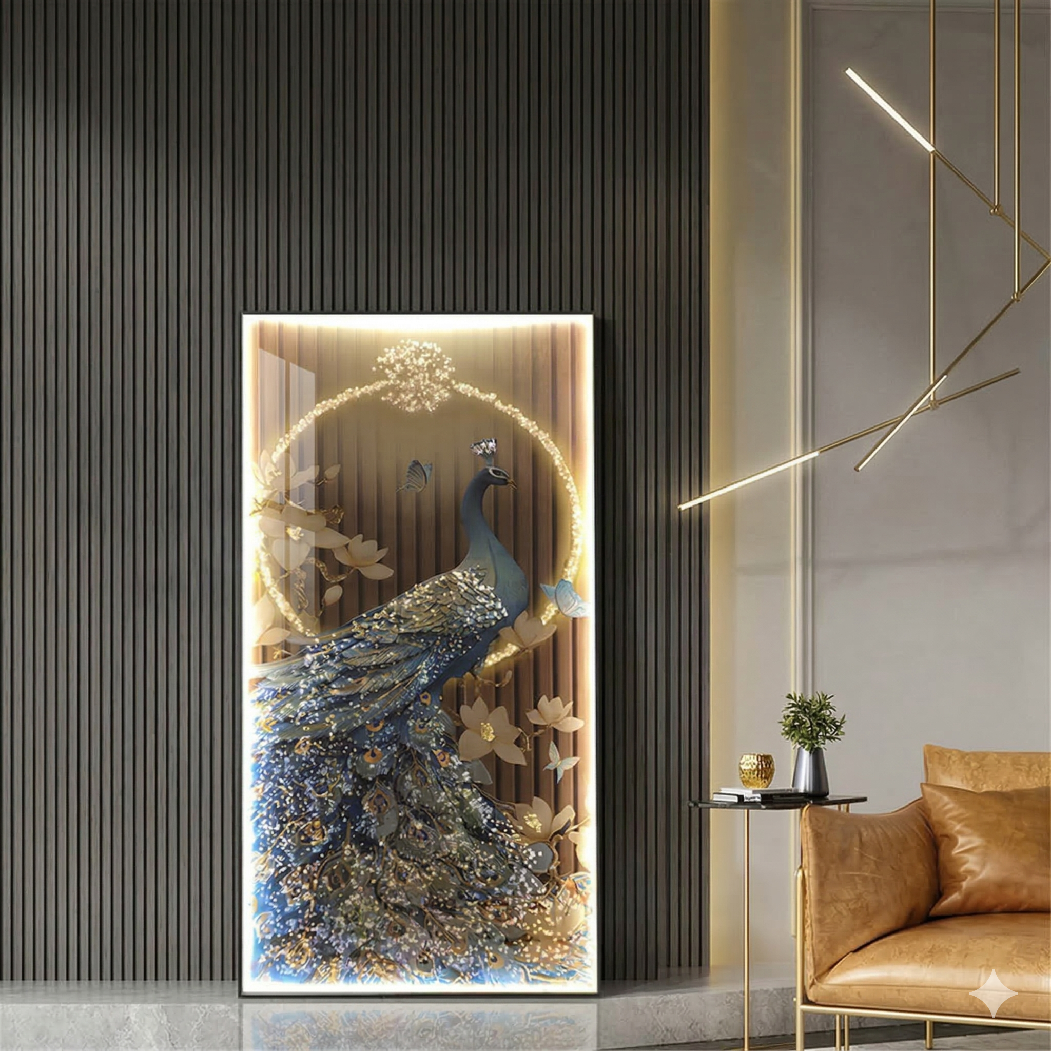 LED Crystal Wall Painting - Royal Bloom