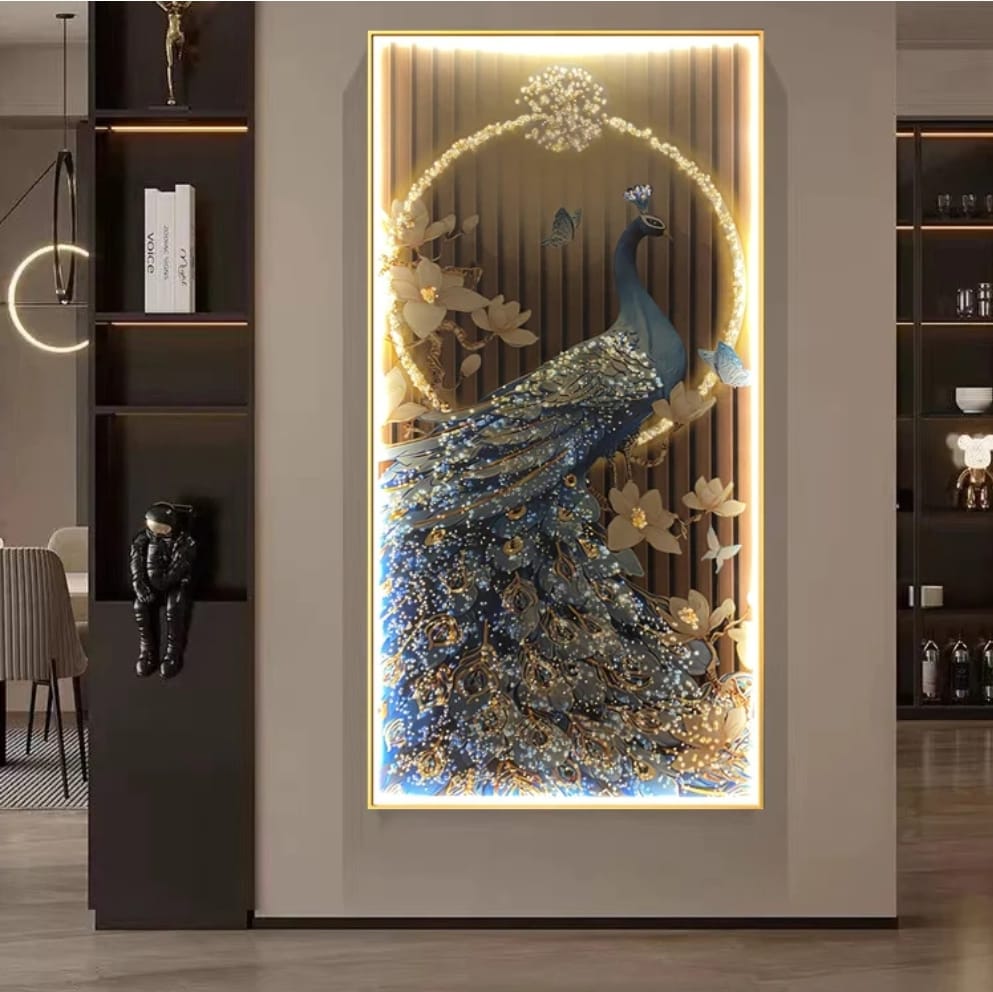 LED Crystal Wall Painting - Royal Bloom