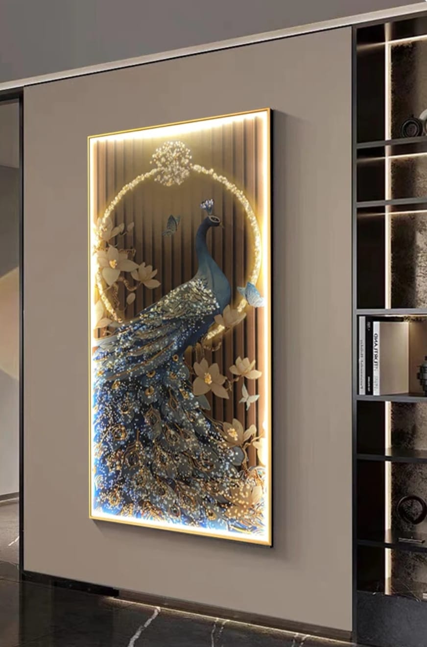 LED Crystal Wall Painting - Royal Bloom