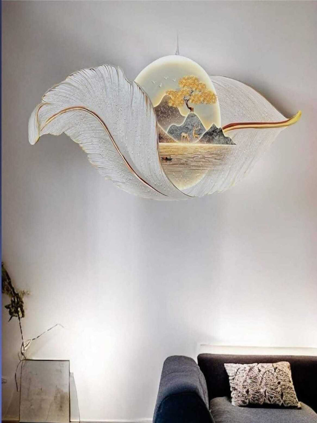 LED Crystal Paintings Illuminated Decorative Wall Art Panel