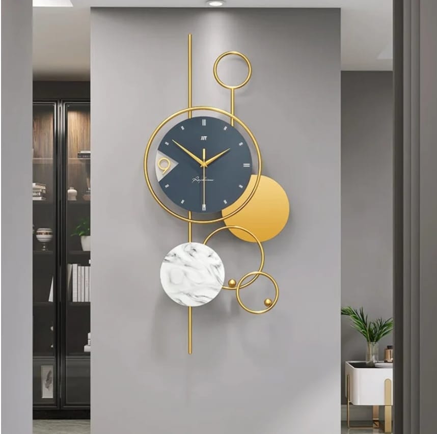 Metal wall clock
