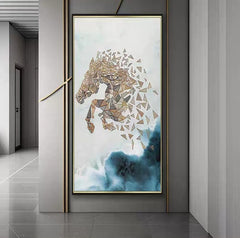 LED Crystal Wall Painting - Geometric Gallop