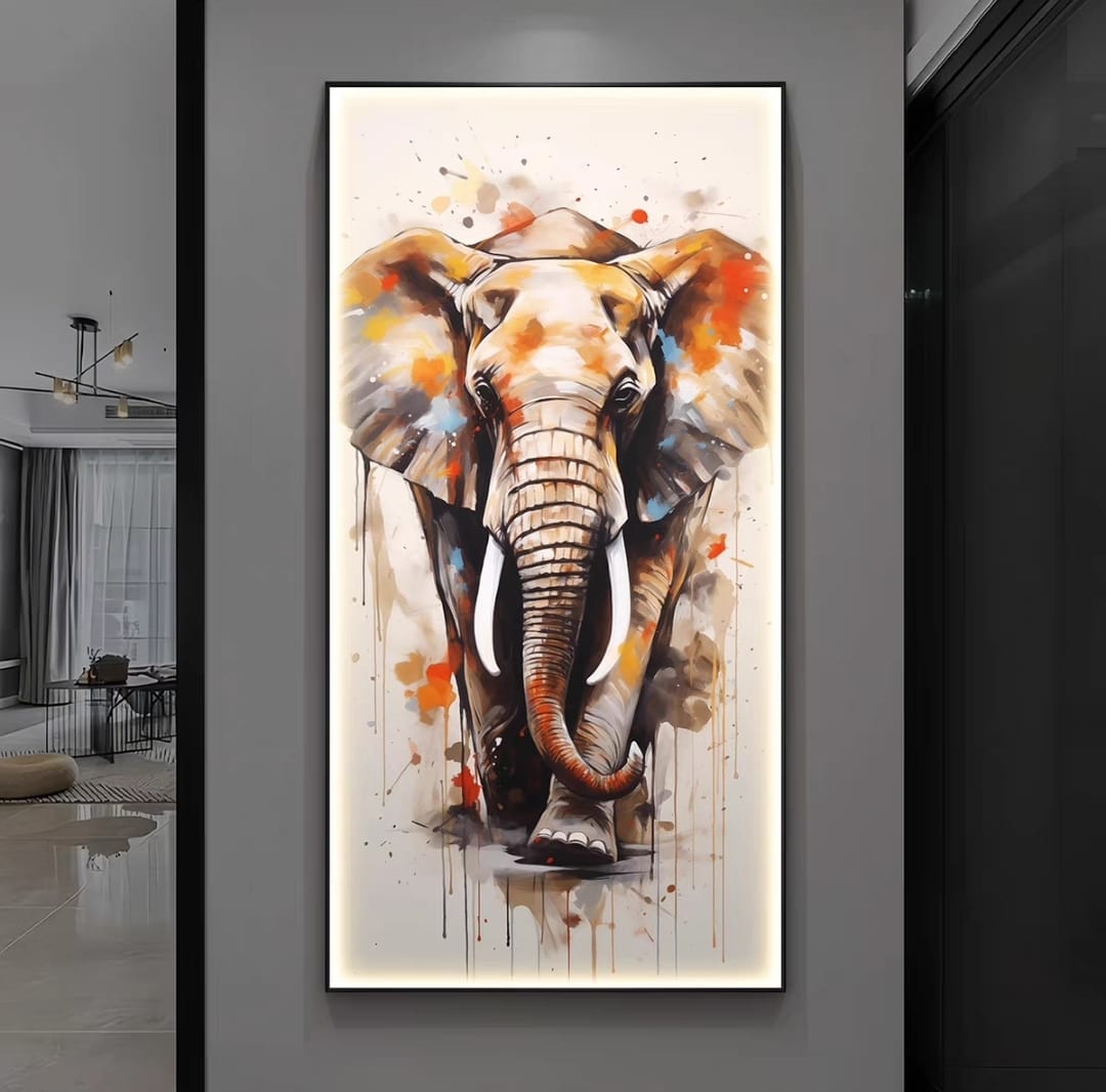 Majestic Elephant - Crystal Painting