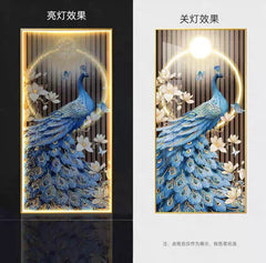 LED Crystal Wall Painting - Royal Bloom