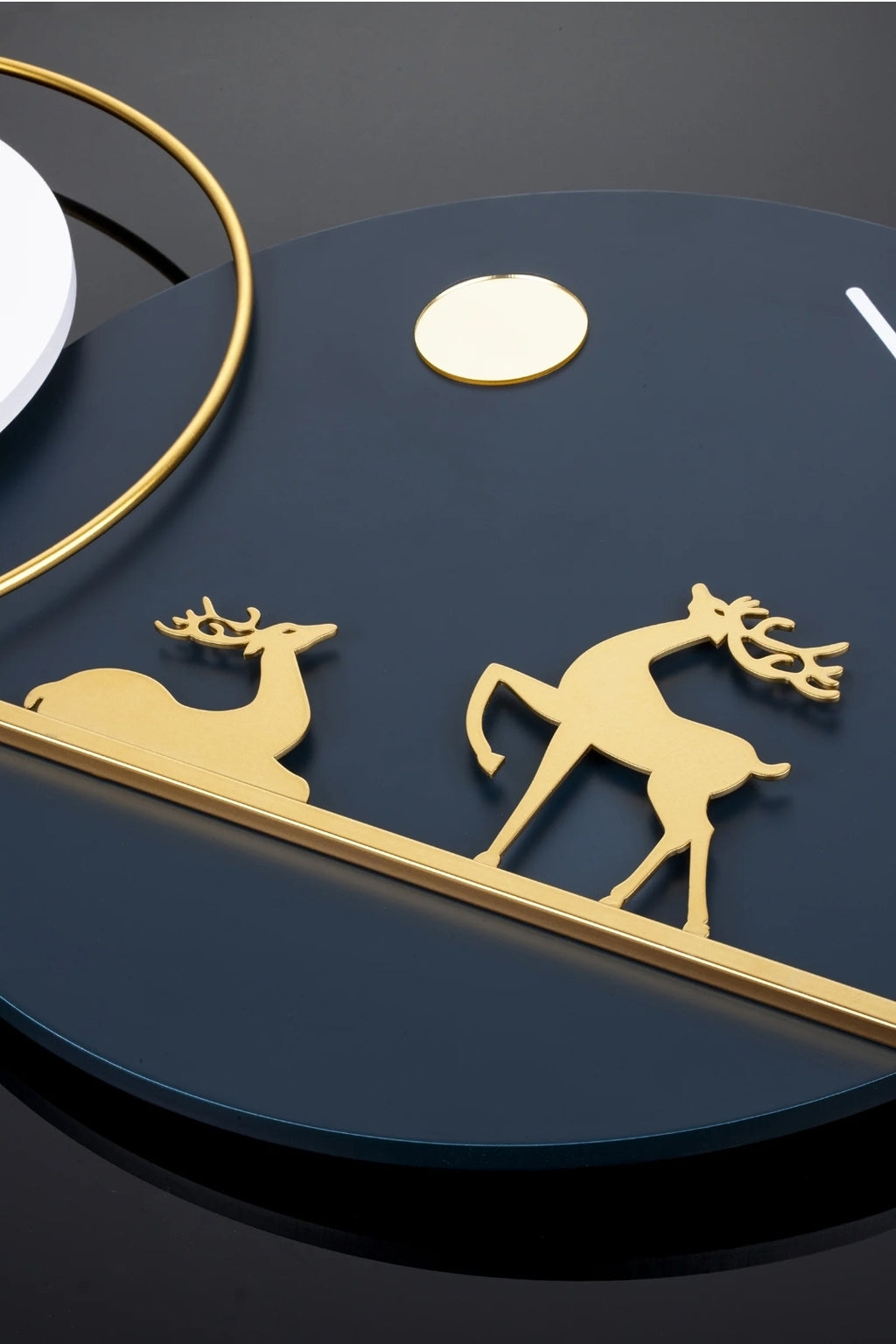 Metal Wall Clocks Modern Minimalist Creative Deer Wall Clock