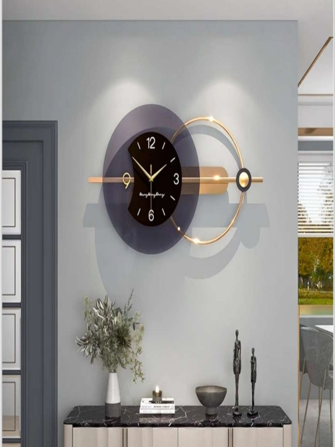 Metal Wall Clocks  EKSED European Creative Decoration Clock