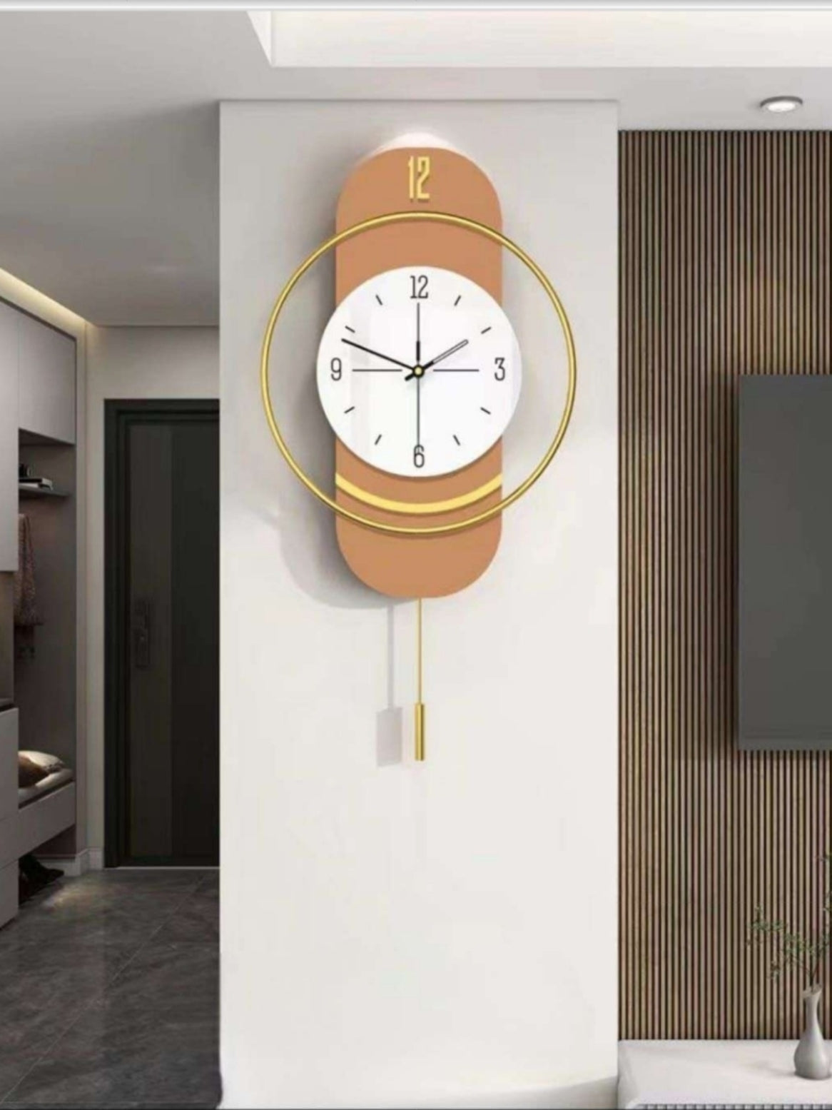 Metal Wall Clocks Modern Creative Pendulum Wall Clocks